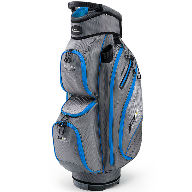 PowaKaddy DLX-Lite Cart Bag - Gun Metal/Blue