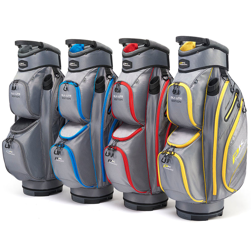 PowaKaddy DLX-Lite Cart Bag - Gun Metal/Blue