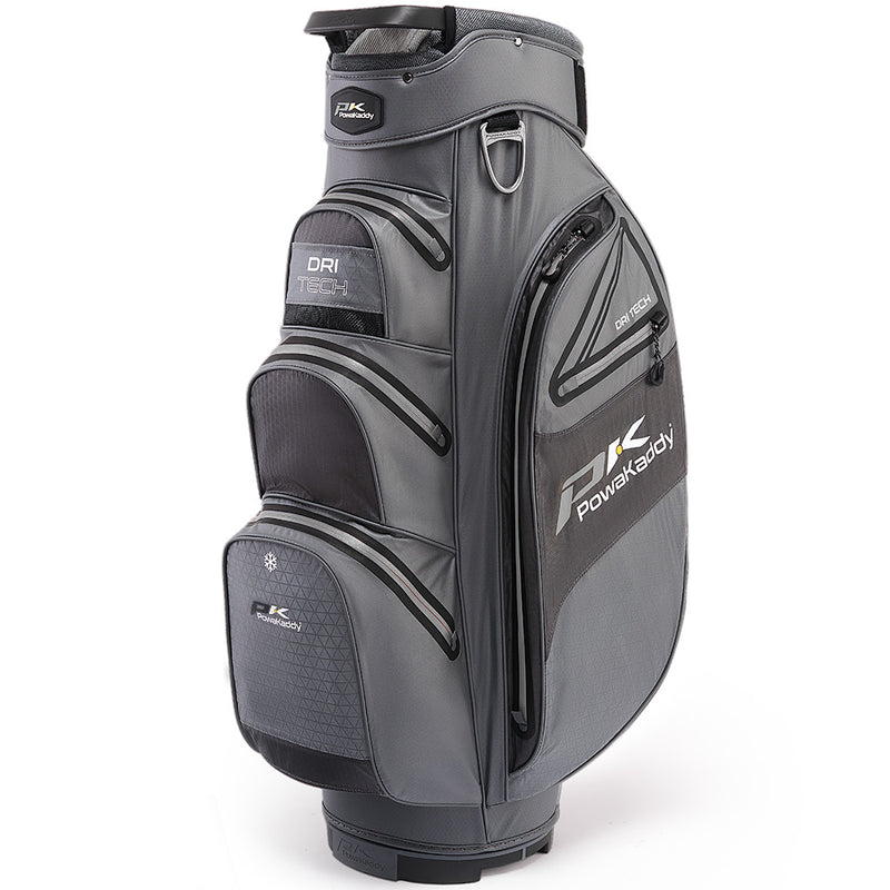 PowaKaddy Dri-Tech Cart Bag - Gun Metal/Black