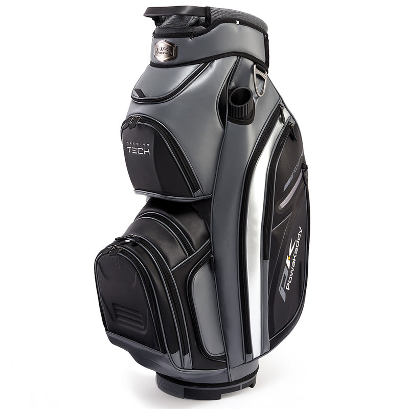 PowaKaddy Premium-Tech Cart Bag - Gun Metal/Black/Silver