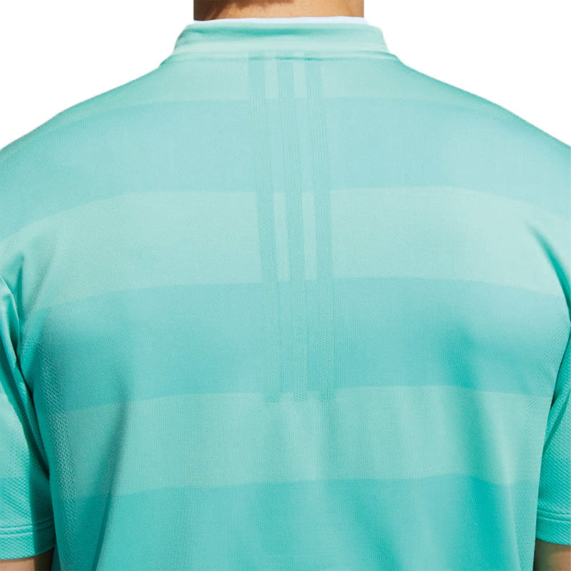 adidas Primeknit Polo Shirt - Bahia Mint/Acid Mint