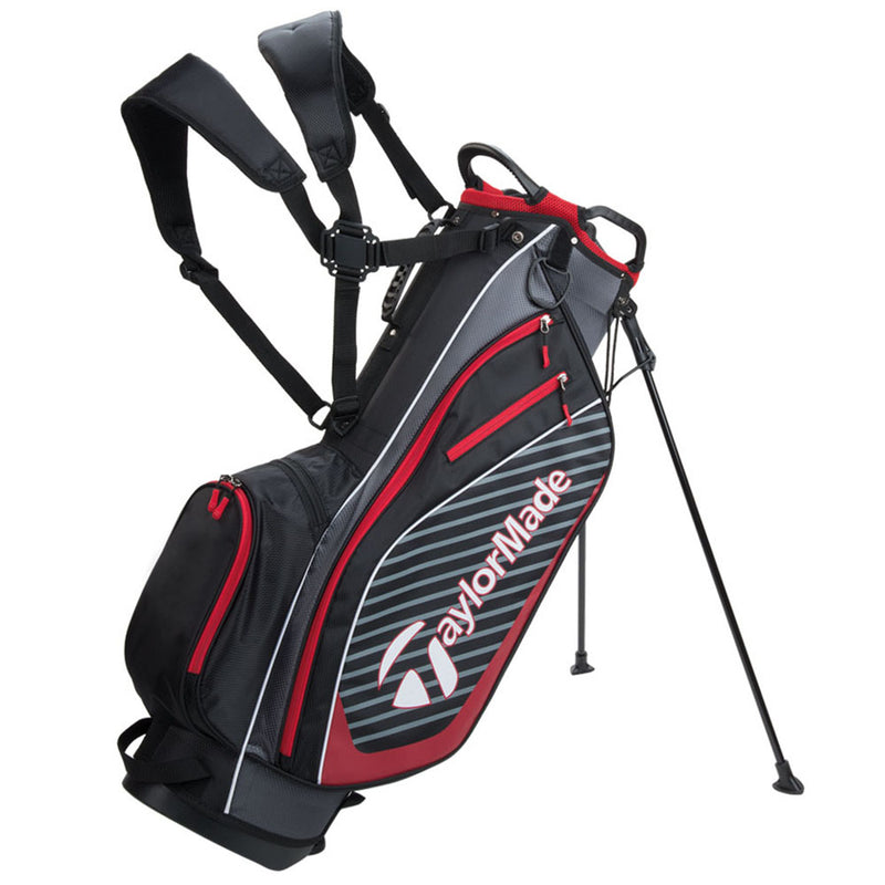 TaylorMade Pro 6.0 Stand Bag - Black/Charcoal/Red