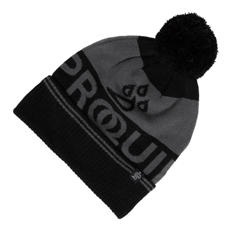 ProQuip Logo Bobble Hat - Black/Grey