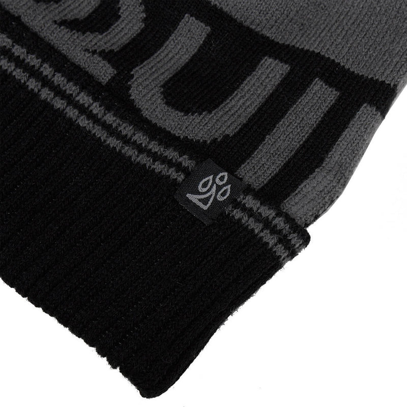 ProQuip Logo Bobble Hat - Black/Grey