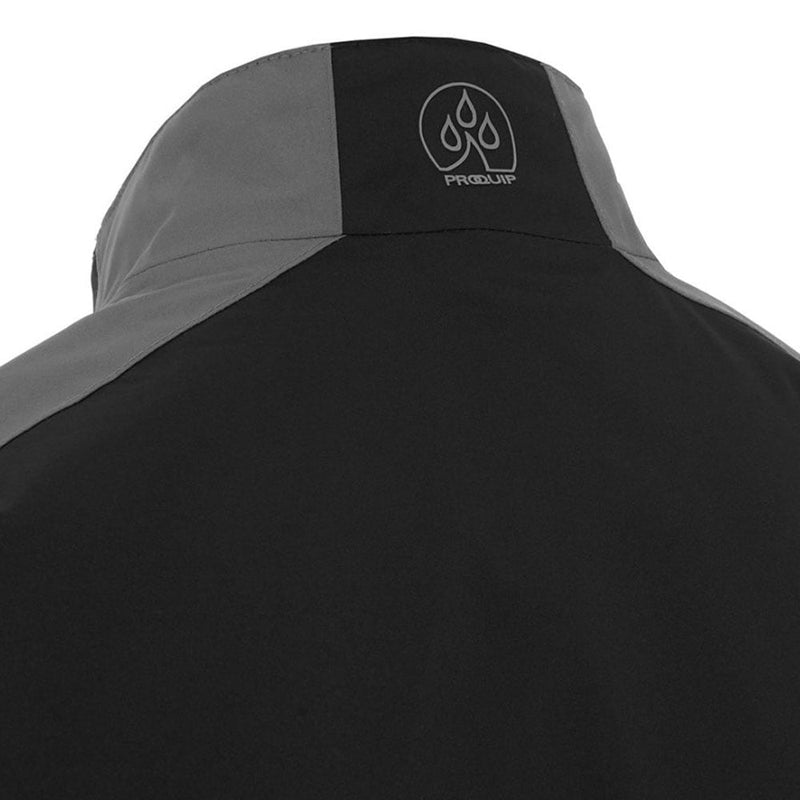 ProQuip Aqualite Waterproof Rain Jacket - Black/Grey