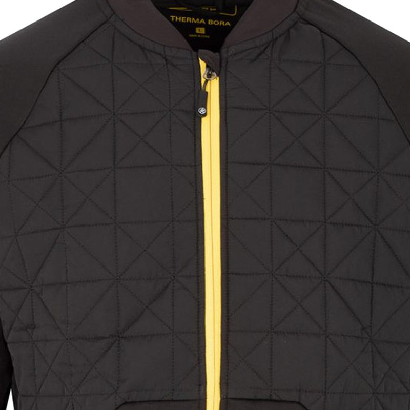 ProQuip Therma-Bora Quilt Jacket - Black/Yellow