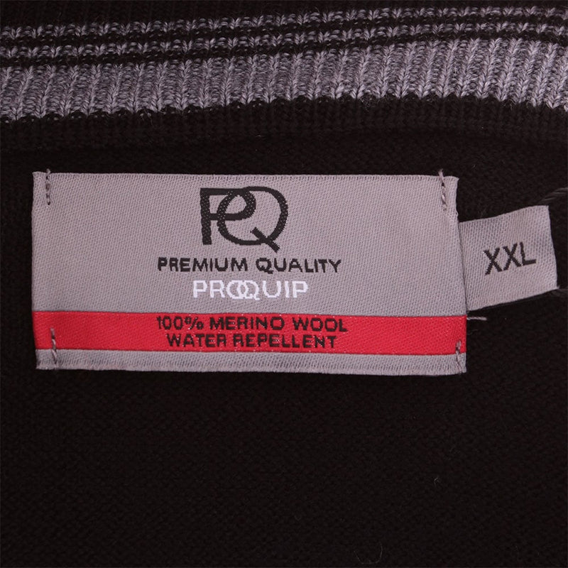 ProQuip Merino 1/2 Zip Sweater - Black