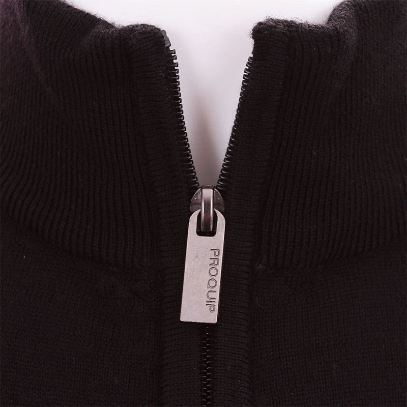 ProQuip Merino 1/2 Zip Sweater - Black