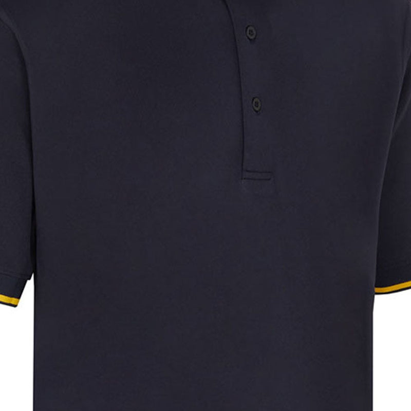 ProQuip Sub7 Plain Polo Shirt - Navy/Gold