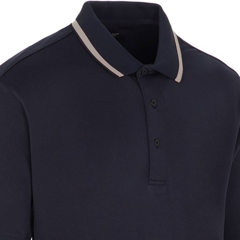 ProQuip Sub7 Plain Polo Shirt - Navy/Grey