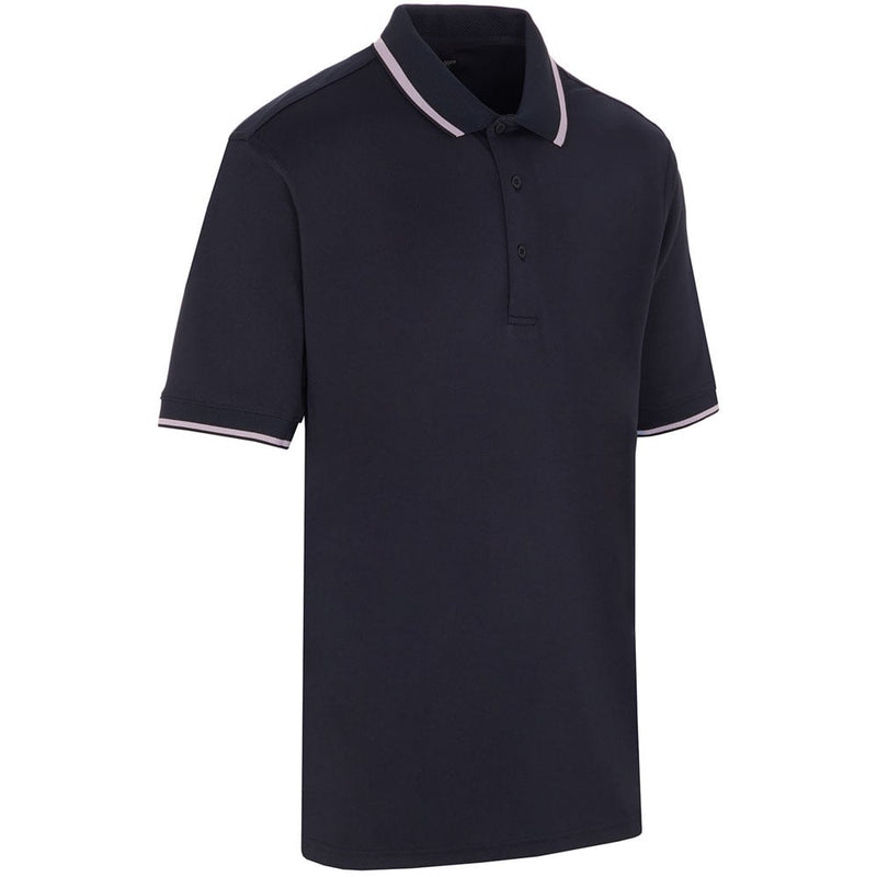 ProQuip Sub7 Plain Polo Shirt - Navy/Lavender