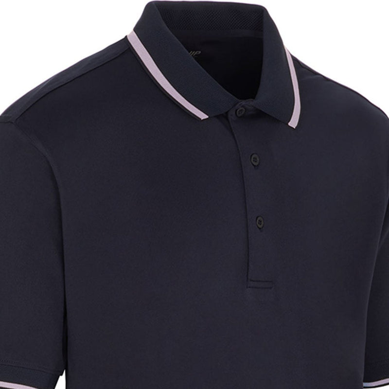 ProQuip Sub7 Plain Polo Shirt - Navy/Lavender