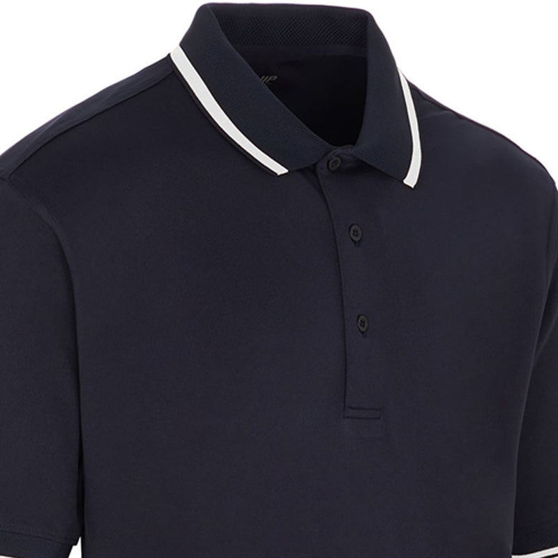 ProQuip Sub7 Plain Polo Shirt - Navy/White