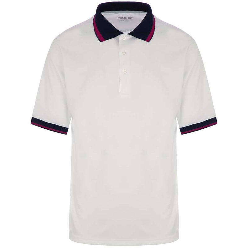 ProQuip Sub7 Plain Polo Shirt - White/Festival