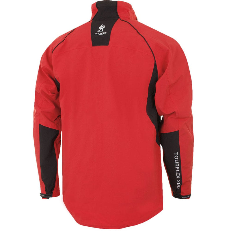 Proquip Tourflex Elite 360 Golf Waterproof Jacket - Red/Black