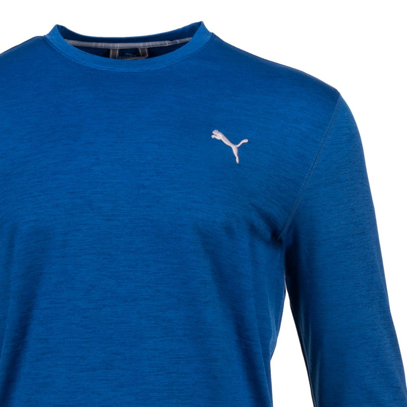 Puma Cloudspun Crewneck Sweater - Bright Cobalt/Heather