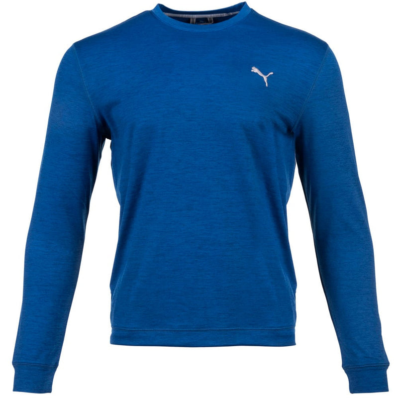 Puma Cloudspun Crewneck Sweater - Bright Cobalt/Heather