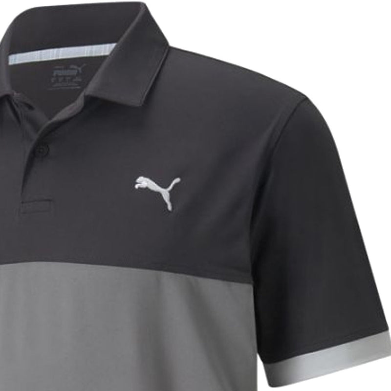 Puma Cloudspun Highway Polo Shirt - Black/High Rise