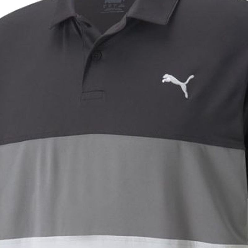 Puma Cloudspun Highway Polo Shirt - Black/High Rise