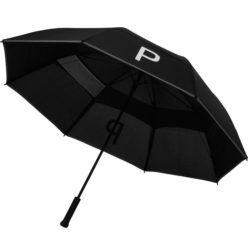 Puma Double Canopy Umbrella - Black/Bright White