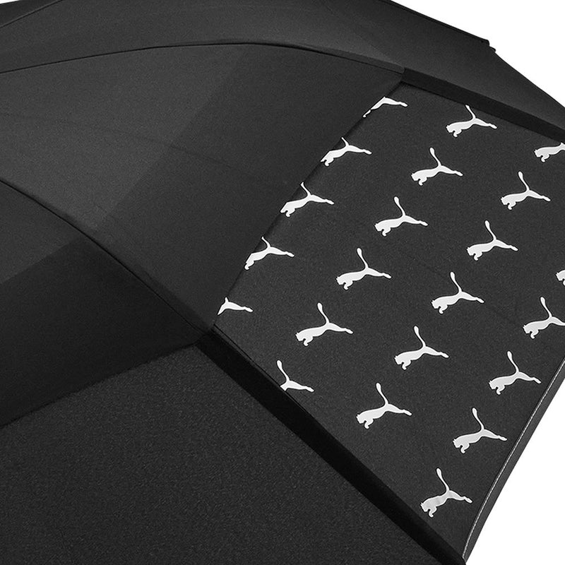 Puma Double Canopy Umbrella - Black/Bright White