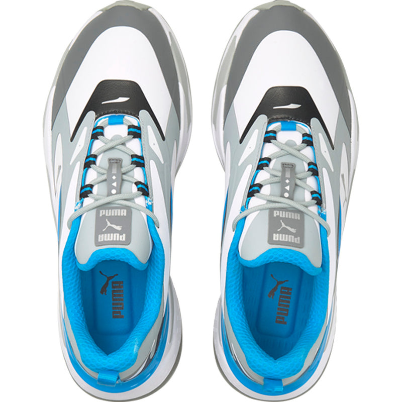 Puma GS-Fast Spikeless Waterproof Shoes - White/Quarry/Ocean Dive