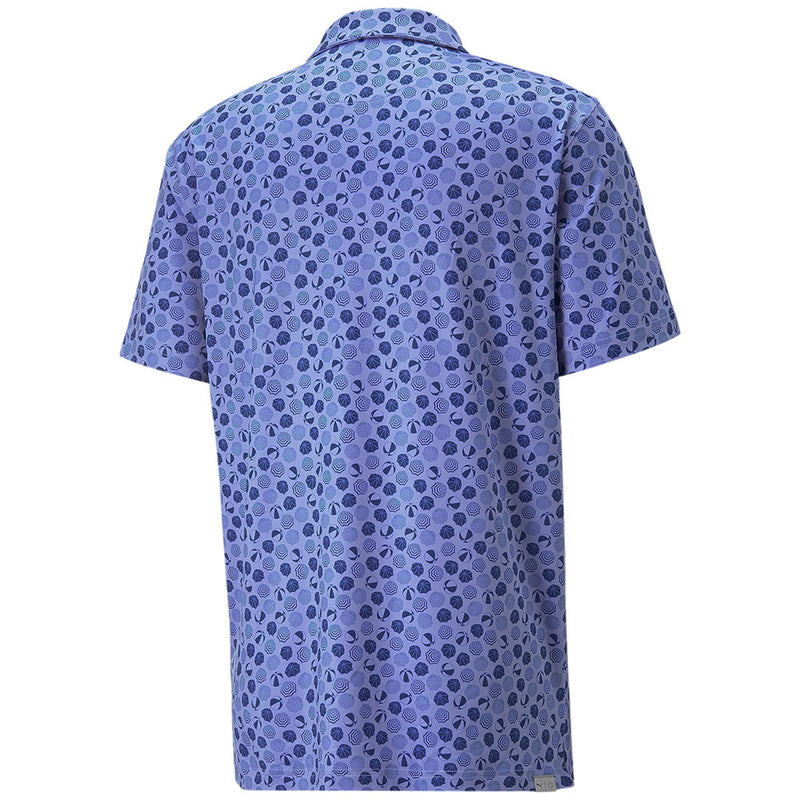 Puma MATTR Beach Trip Polo Shirt - Lavendar Pop/Blazing Blue