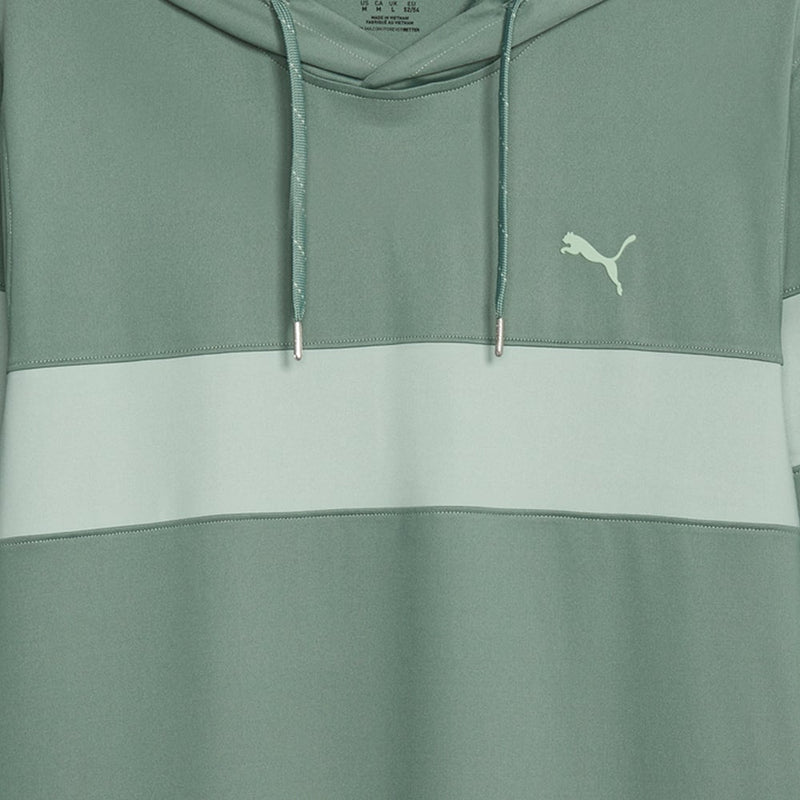 Puma MATTR Colourblock Hoodie - Eucalyptus/Green Fog