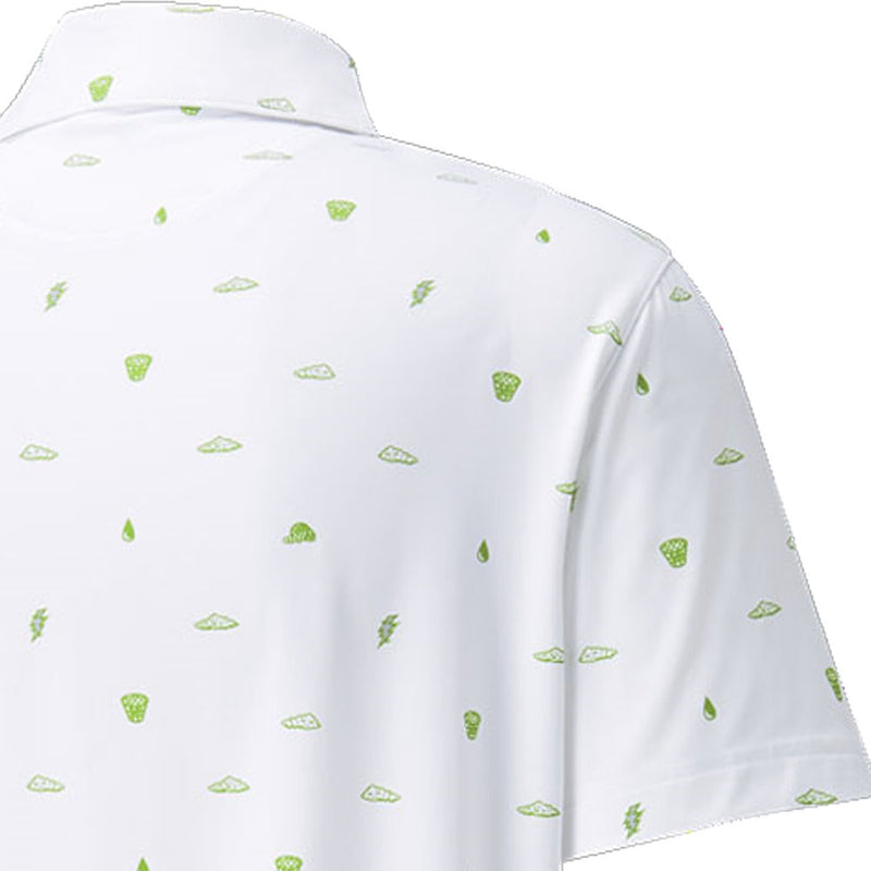 Puma MATTR Pouring Buckets Polo Shirt - Bright White/Greenery