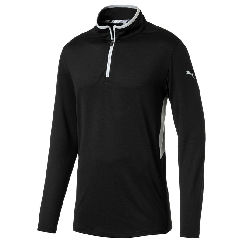 Puma Rotation 1/4 Zip Pullover - Black