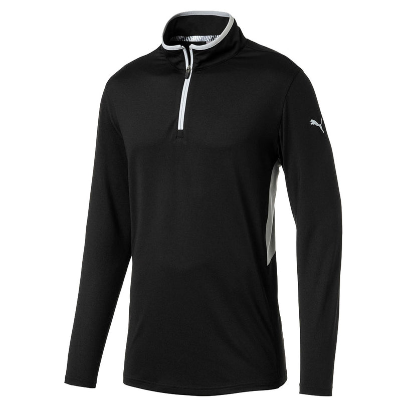 Puma Rotation 1/4 Zip Pullover - Black