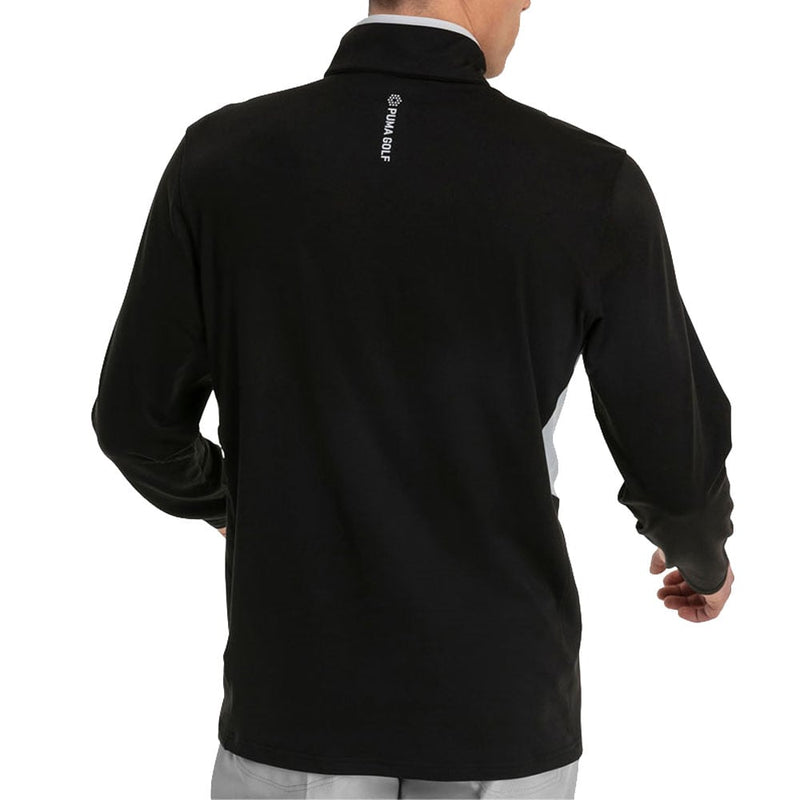 Puma Rotation 1/4 Zip Pullover - Black