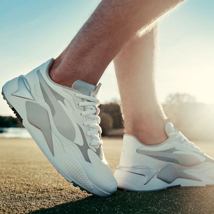 Puma RS-G Spikeless Shoes - White/Quiet Shade/Quarry