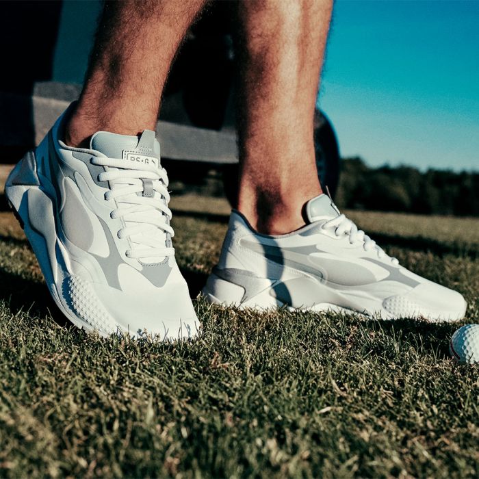 Puma RS-G Spikeless Shoes - White/Quiet Shade/Quarry