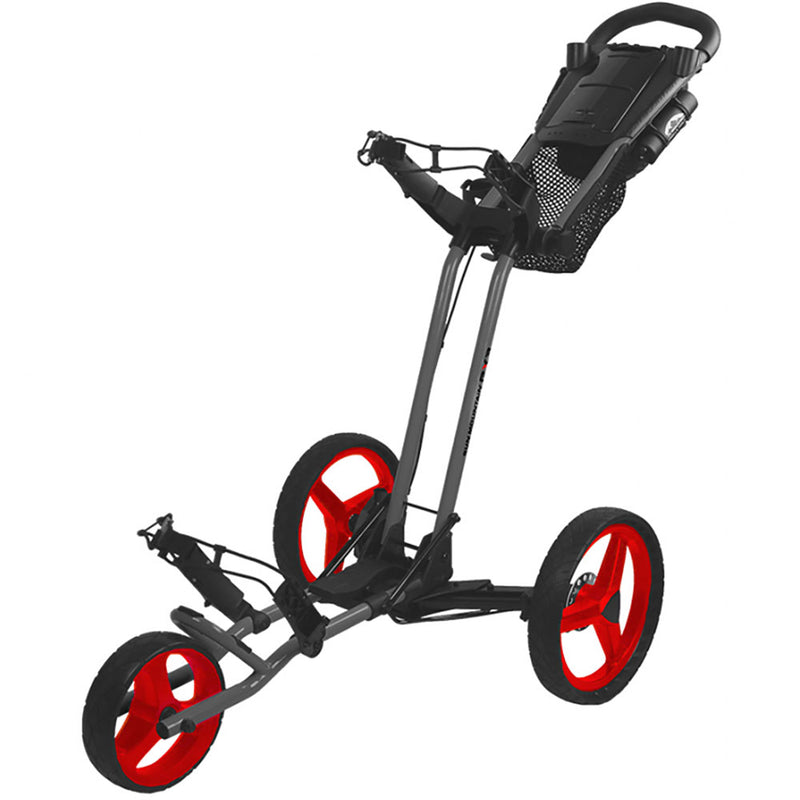 Sun Mountain Path Finder PX3 3-Wheel Push Trolley - Grey/Red