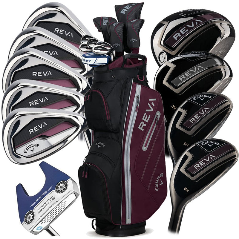 Callaway REVA Ladies 11-Piece Package Set - Eggplant RH 11-Piece