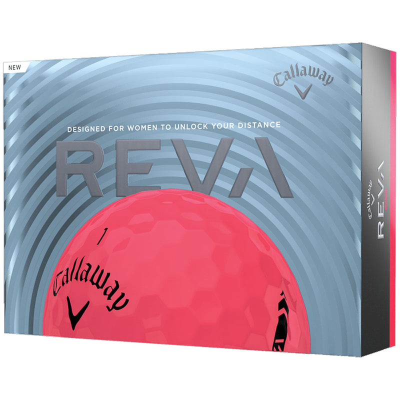 Callaway REVA Golf Balls - Pink - 12 Pack