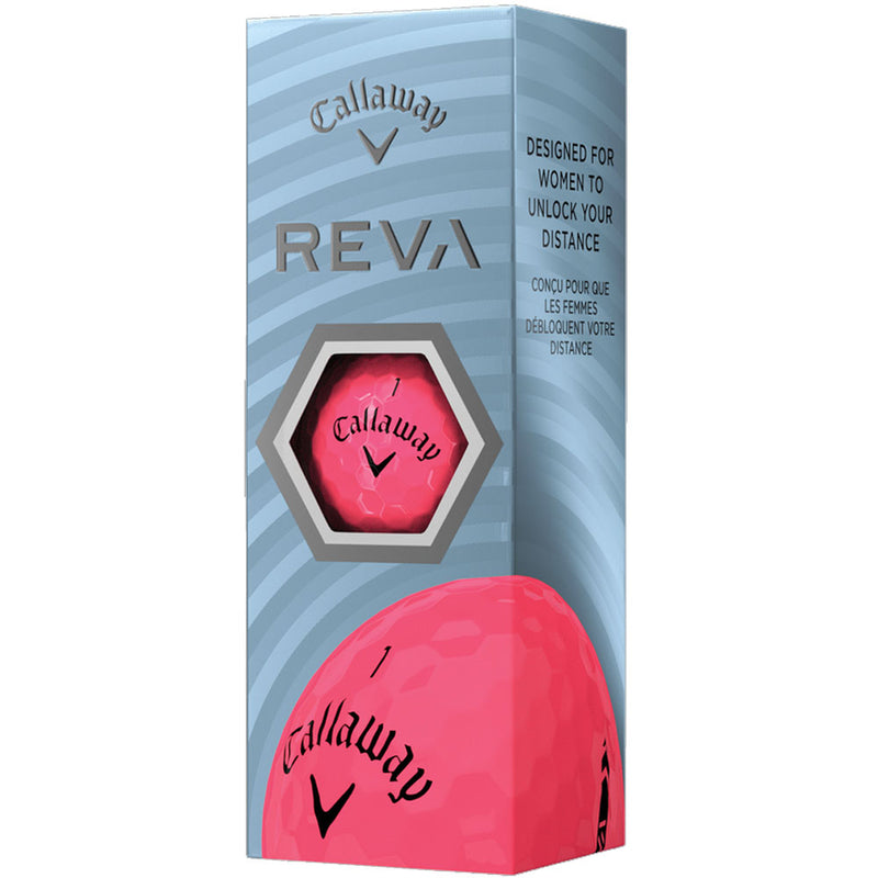 Callaway REVA Golf Balls - Pink - 12 Pack