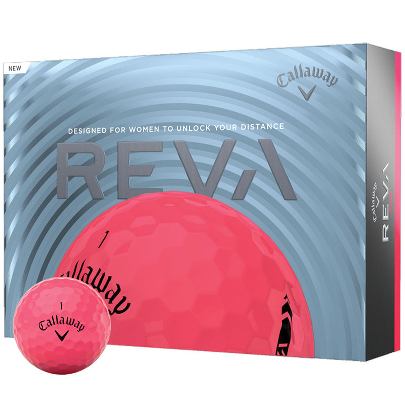 Callaway REVA Golf Balls - Pink - 12 Pack