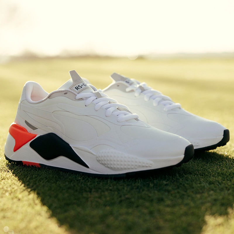 Puma RS-G Spikeless Shoes - White/Black/Red Blast