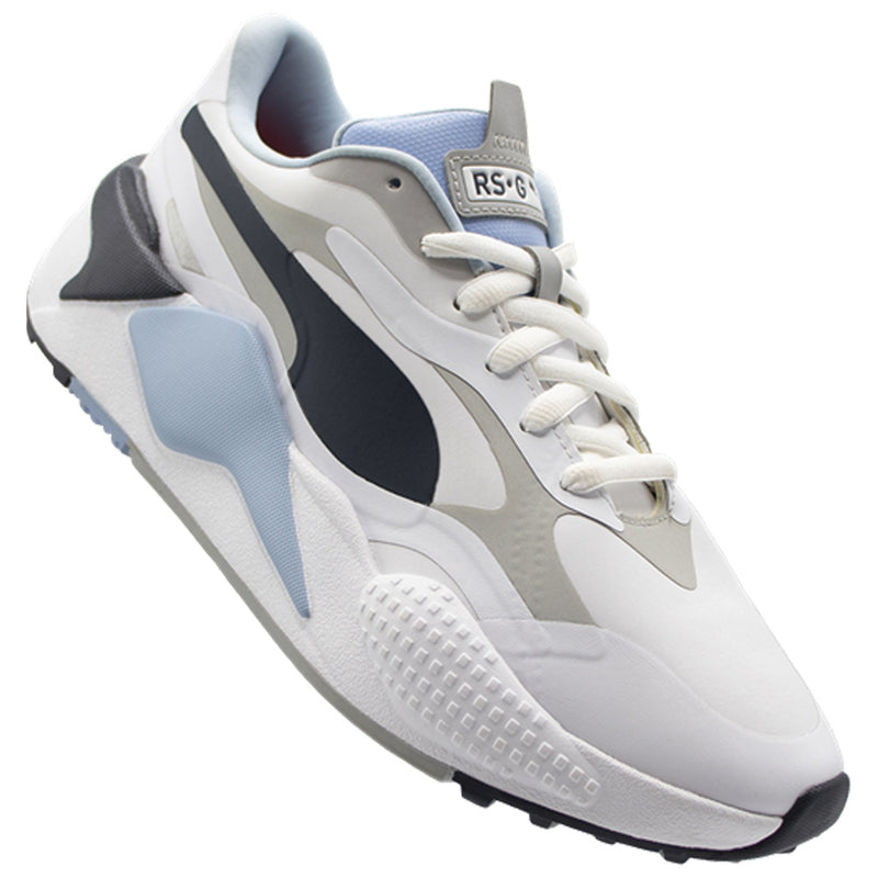 Puma RS-G Spikeless Waterproof Shoes - White/Navy Blazer/Placid Blue