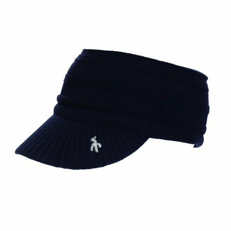 Green Lamb Hillary Knit Visor - Navy