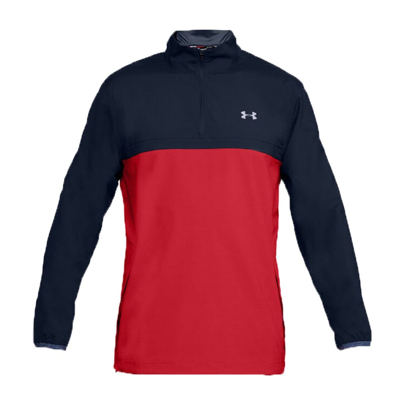 Under Armour Storm Windstrike 1/2 Zip Pullover - Navy/Red