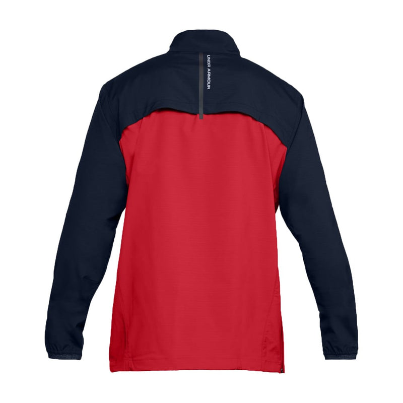 Under Armour Storm Windstrike 1/2 Zip Pullover - Navy/Red