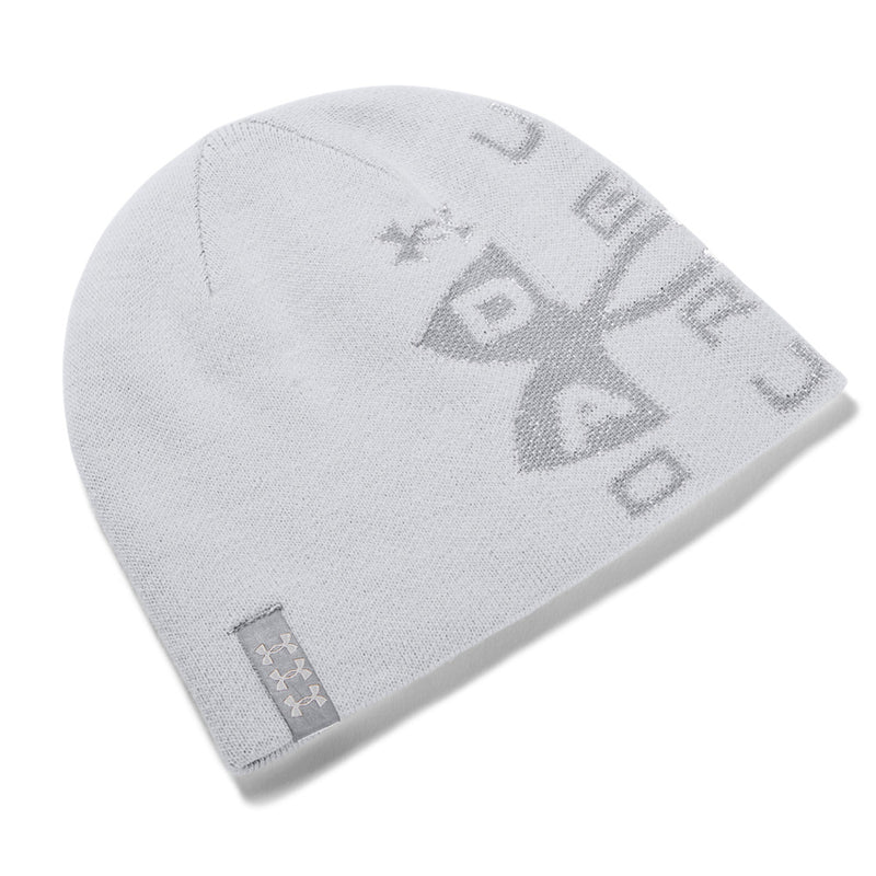 Under Armour Billboard Reversible Beanie - Halo Grey/Versa Red/Cinna Red