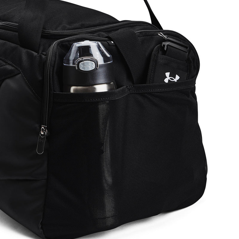 Under Armour Undeniable 5.0 Medium Duffle Bag - Black/Black/Metallic Silver