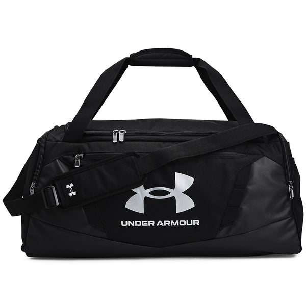 Under Armour Undeniable 5.0 Medium Duffle Bag - Black/Black/Metallic Silver