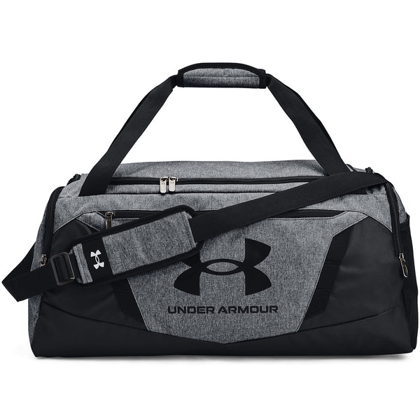 Under Armour Undeniable 5.0 Medium Duffle Bag - Pitch Gray Medium Heather/Black/Black