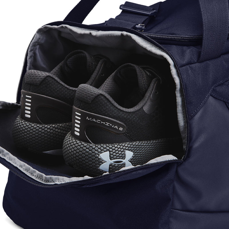 Under Armour Undeniable 5.0 Medium Duffle Bag - Midnight Navy/Midnight Navy/Metallic Silver