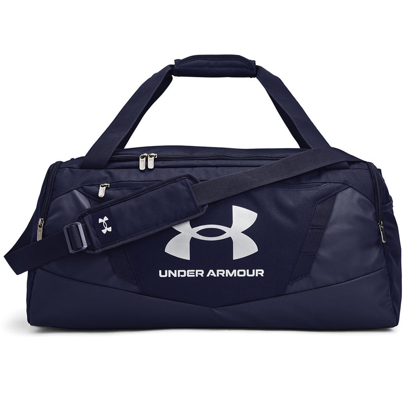 Under Armour Undeniable 5.0 Medium Duffle Bag - Midnight Navy/Midnight Navy/Metallic Silver